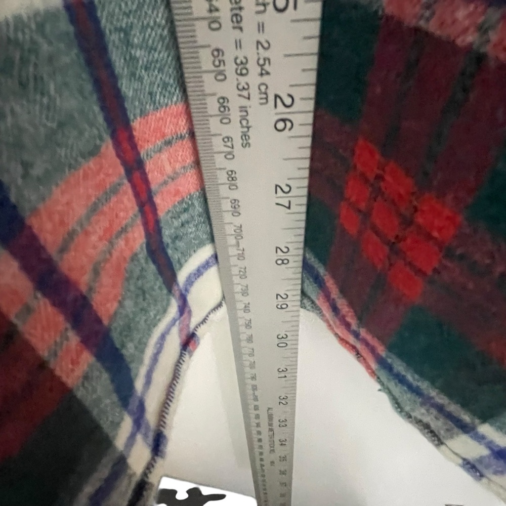 Woolrich Tartan Checkered Plaid Flannel Shirt Men’s M - Picture 4 of 7